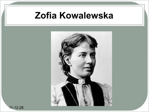 Zofia Kowalewska