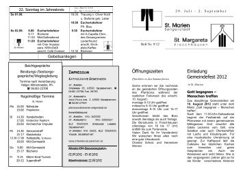 pfarreien/dekanat-seligenstadt/st-marien/kimi ... - beim Bistum Mainz