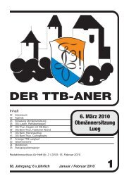 DER TTB-ANER - Turnverein Technikum Burgdorf