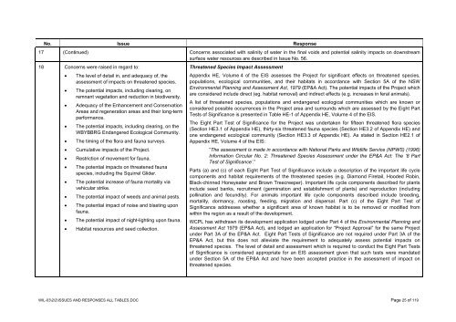 wilpinjong coal project wilpinjong coal project - Department of ...