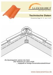 Technische Daten - La Esceramica