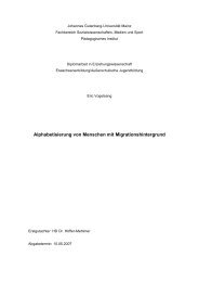 ALPHA QUINTO Diplomarbeit - Landesarbeitsgemeinschaft anderes ...