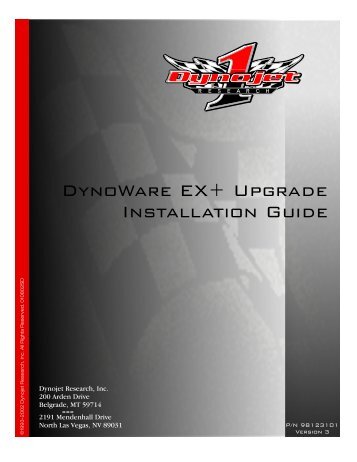 DynoWare EX+ Upgrade Installation Guide - Dynojet Research