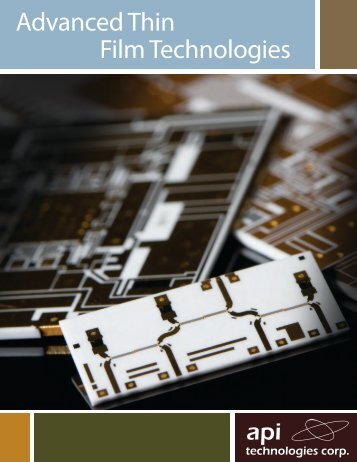 Thin Film Brochure - Spectrum Microwave