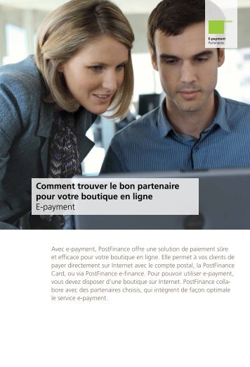 Comment trouver le bon partenaire pour votre boutique en ligne E ...