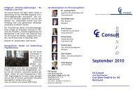 CE-Consult Info September 2010 (pdf, ~158 kB)