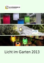 Licht im Garten 2013 - Shop MSCH AG - M.Schönenberger AG