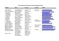 Der amtierende Vorstand fÃ¼r das GeschÃ¤ftsjahr 2010 - Ruder-Club ...