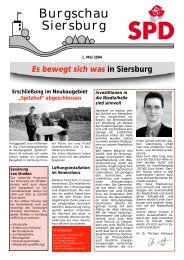 Unsere Gemeinde - SPD Siersburg