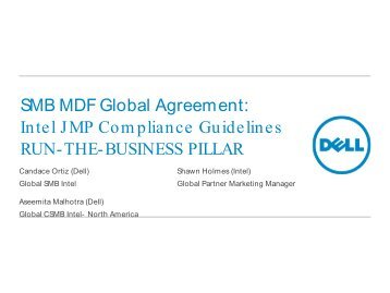 Dell Intel Global Agreement Style Guide - Tradedoubler