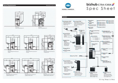 Space Requirements System - KONICA MINOLTA