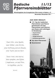 Ausgabe als PDF herunterladen - Evangelischer Pfarrverein in ...