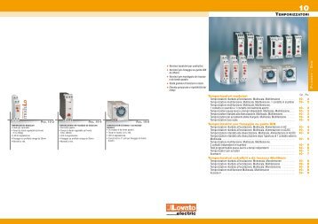 Catalogo generale 2009-10 - Temporizzatori - LOVATO Electric SpA