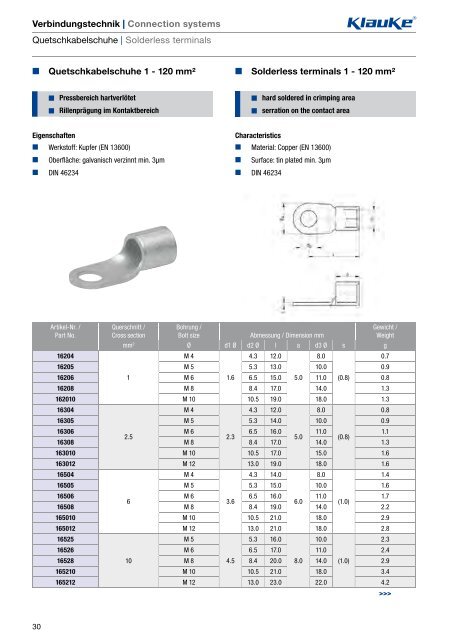 Automotive Connector Solutions Katalog - Gustav Klauke GmbH