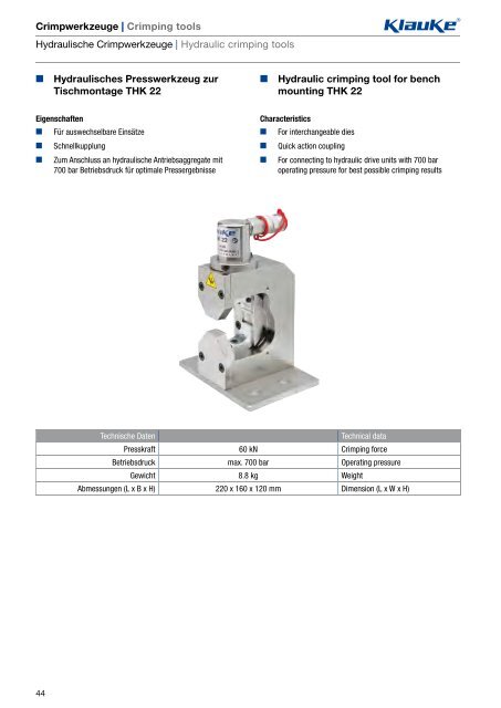 Automotive Connector Solutions Katalog - Gustav Klauke GmbH