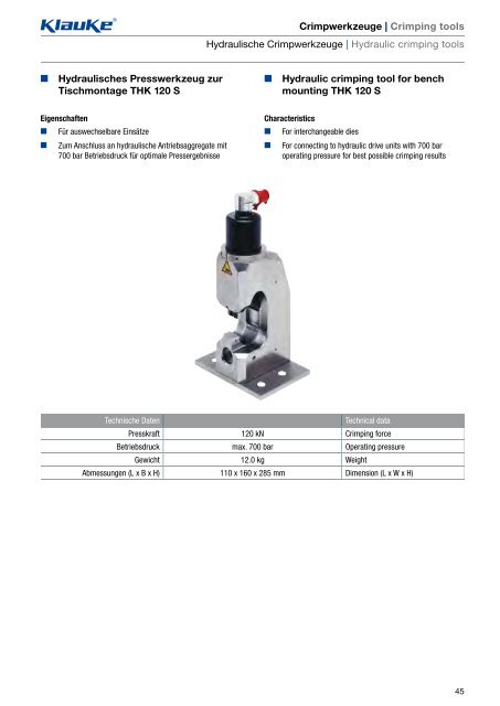 Automotive Connector Solutions Katalog - Gustav Klauke GmbH