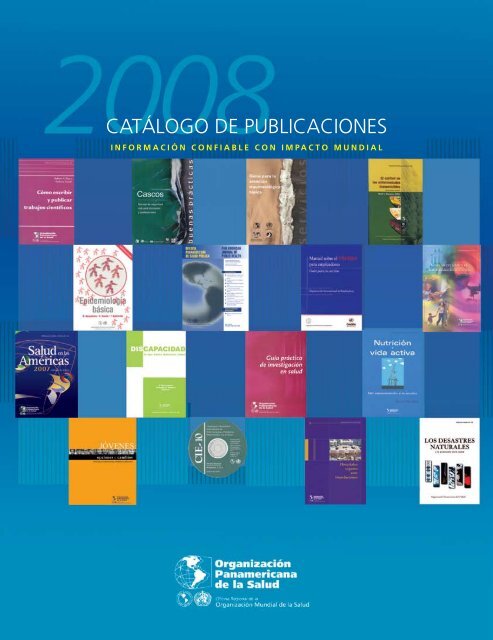 CATÃƒÂLOGO DE PUBLICACIONES - PAHO Publications Catalog