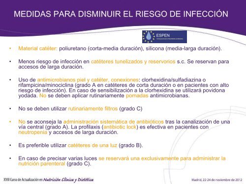 TALLER DE NUTRICIÓN PARENTERAL - Sociedad Española de ...