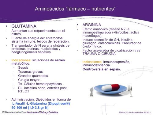 TALLER DE NUTRICIÓN PARENTERAL - Sociedad Española de ...