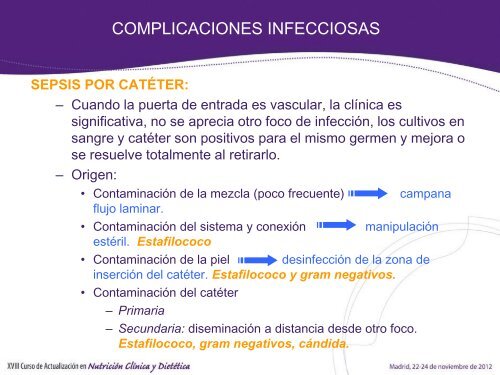 TALLER DE NUTRICIÓN PARENTERAL - Sociedad Española de ...