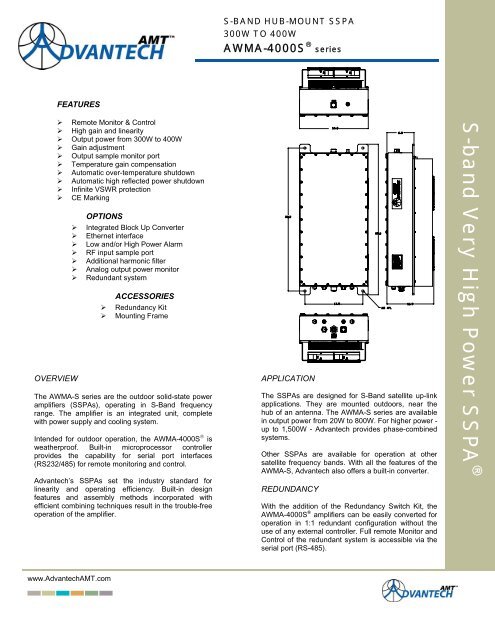 S B A N D V E Ry H Ig H P O W E R S S P A Advantech