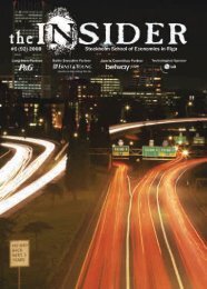 the Insider Digital Edition in PDF format - Stockholm School of ...