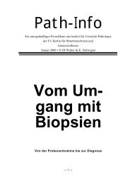 Biopsie-Anleitung - VeterinÃ¤r-Pathologie & Toxikologische Pathologie