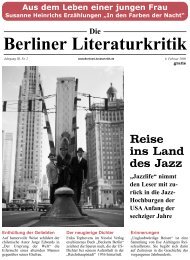 BLK 2006, Jg. III, Nr. 2 | 6. Januar - Die Berliner Literaturkritik