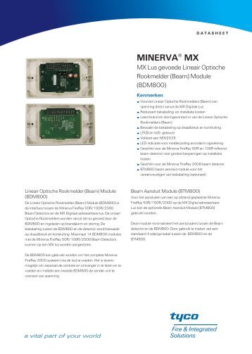 MX 800 serie Beam detector module