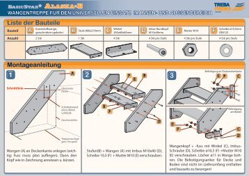 Montageanleitung AuÃentreppe Alaska-B KU - TreppenShop24