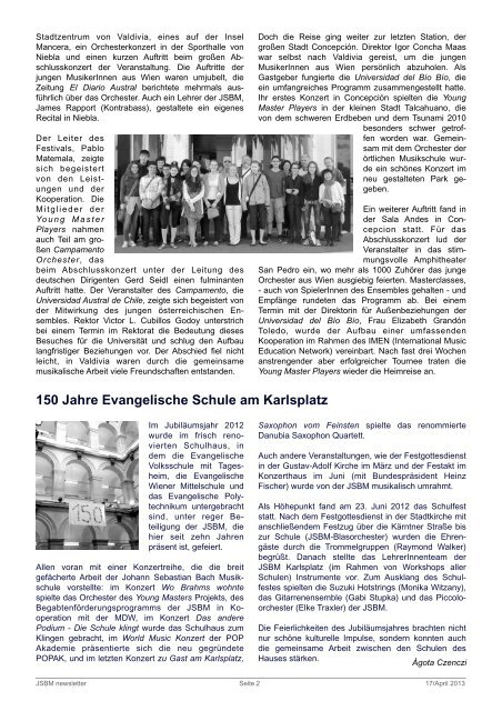 jsbm_newsletter17_Apr13 - Johann Sebastian Bach Musikschule