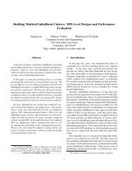 Building Multirail InfiniBand Clusters - Network-Based Computing ...