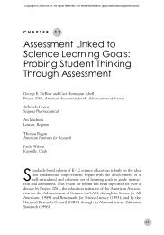 Assessment Linked to Science Learning Goals ... - Project 2061