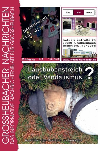GroÃheubacher Nachrichten Ausgabe 01-2012 - STOPTEG Print ...