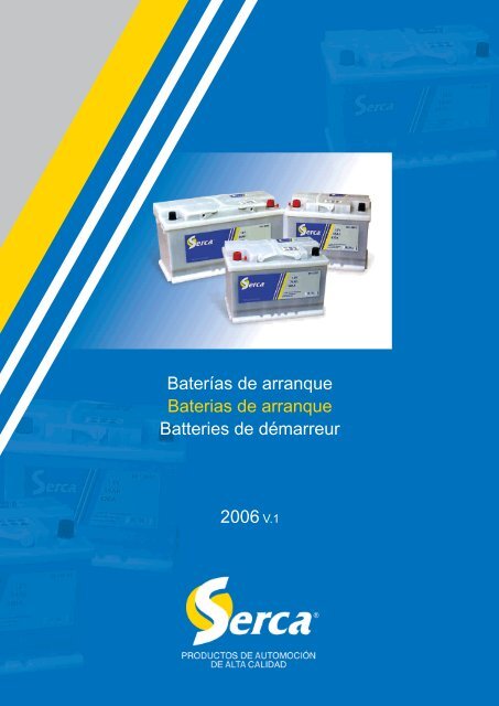 Catálogo Baterias Serca