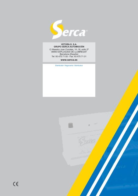 Catálogo Baterias Serca