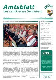 Amtsblatt - Landkreis Sonneberg