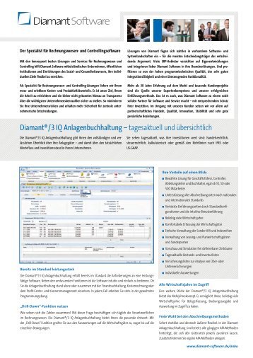 DiamantÂ®/3 IQ Anlagenbuchhaltung ... - Diamant Software