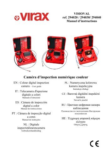 Caméra d'inspection numérique couleur