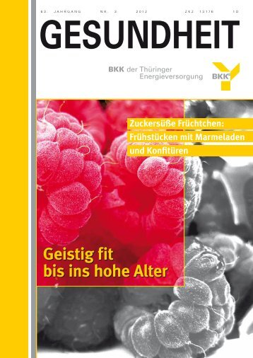 Geistig fit bis ins hohe Alter - BKK THEV