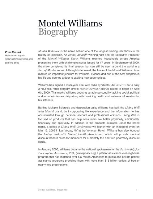 Montel Williams Biography - QVC.com