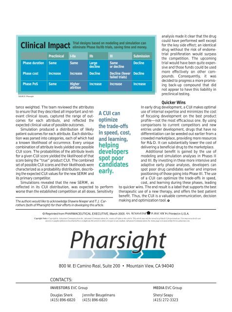 A clinical utility index (CUI) openly evaluates a product's attributes ...