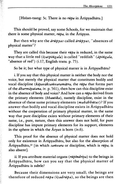 Abhidharmakosabhasyam, Volume IV