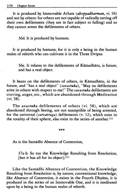 Abhidharmakosabhasyam, Volume IV