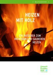 Heizen mit Holz - Der Blaue Engel