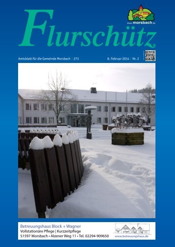 Ausgabe 273 vom 08.02.2014 - Gemeinde Morsbach