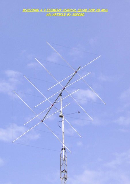 All About Cubical Quad Antennas By William I. Orr - Radio