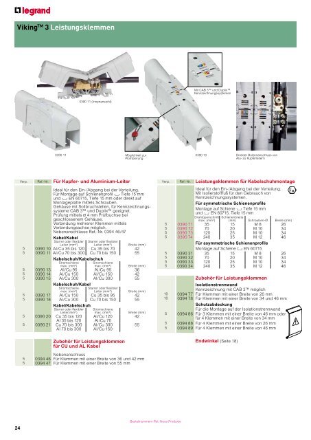 BroschÃ¼re Reihenklemmen Vikingâ¢pdf, 3.5 MB - Legrand - Legrand ...