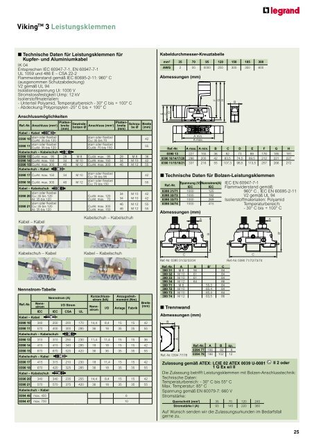 BroschÃ¼re Reihenklemmen Vikingâ¢pdf, 3.5 MB - Legrand - Legrand ...