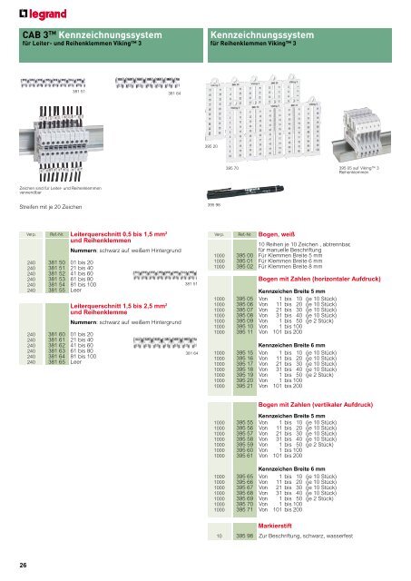 BroschÃ¼re Reihenklemmen Vikingâ¢pdf, 3.5 MB - Legrand - Legrand ...